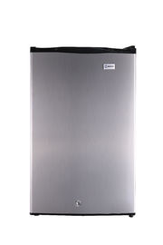China Verschließbarer silberner kleiner Stangen-Kühlschrank mit Gefrierschrank 95 Liter-Aluminium-Rohr fournisseur