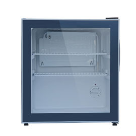 China 48 Liter-Glastür-Getränkekühlvorrichtung/kleiner Glastür-Kühlschrank-justierbares Gestell fournisseur